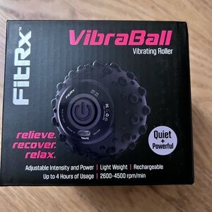 NEW In Box TZUMI FitRx VibraBall Vibrating Roller - Black NEW